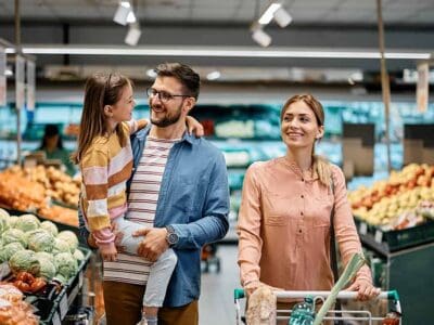 family grocery shopping